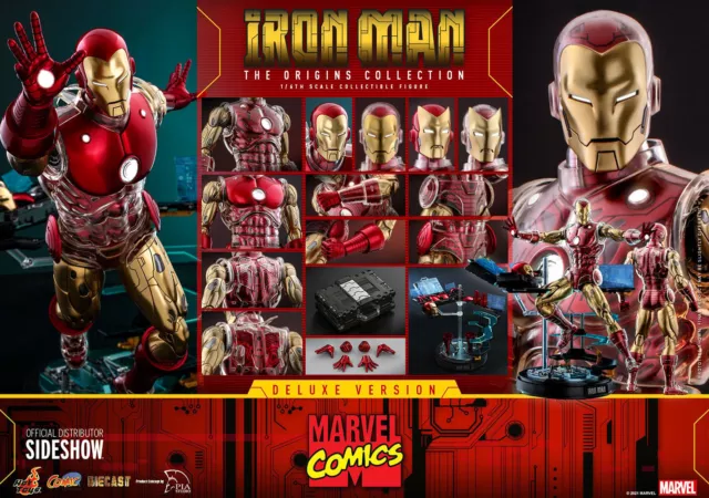 Marvel Iron Man The Origines Collection Diecast CMS08 D38 1/6 Hot Toys Sideshow 2