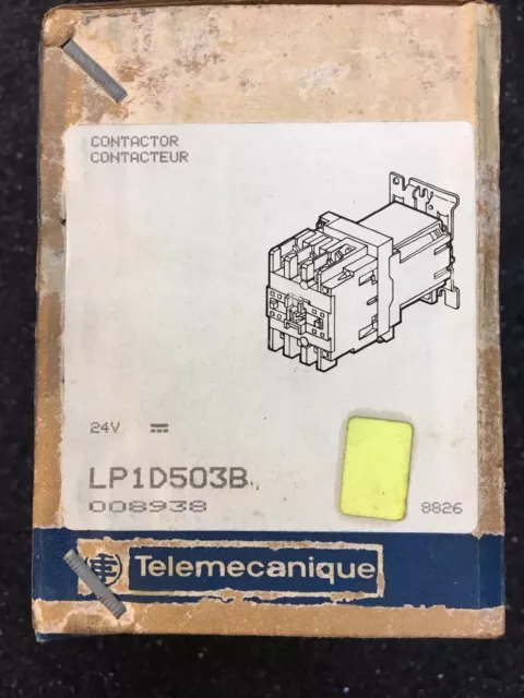 TELEMECANIQUE  LP1D503B Contactor 24VDC NEW 70 amp