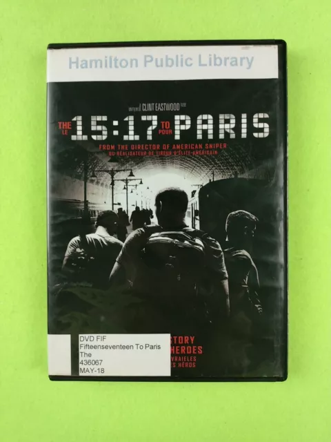 The 15:17 To Paris (DVD, 2018, Widescreen)-037