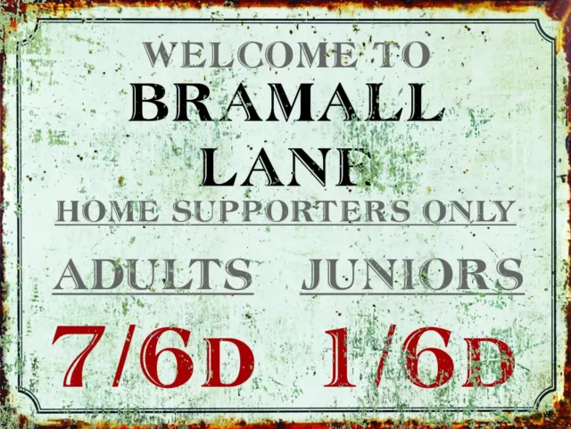 Sheffield United Football stadium sign Bramall lane print poster gifts art mug