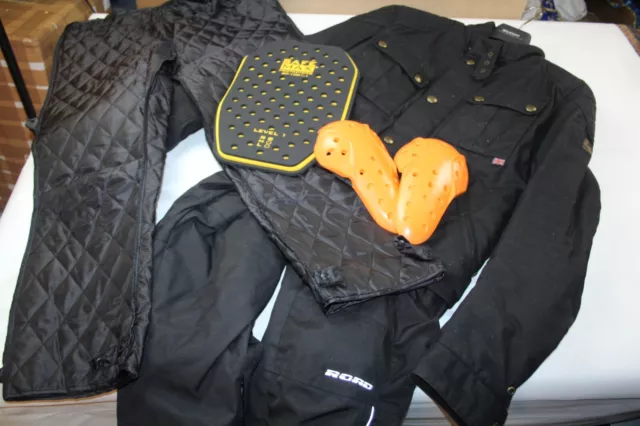 Giacca in cordura moto Belstaff England taglia L pantaloni taglia M protezioni