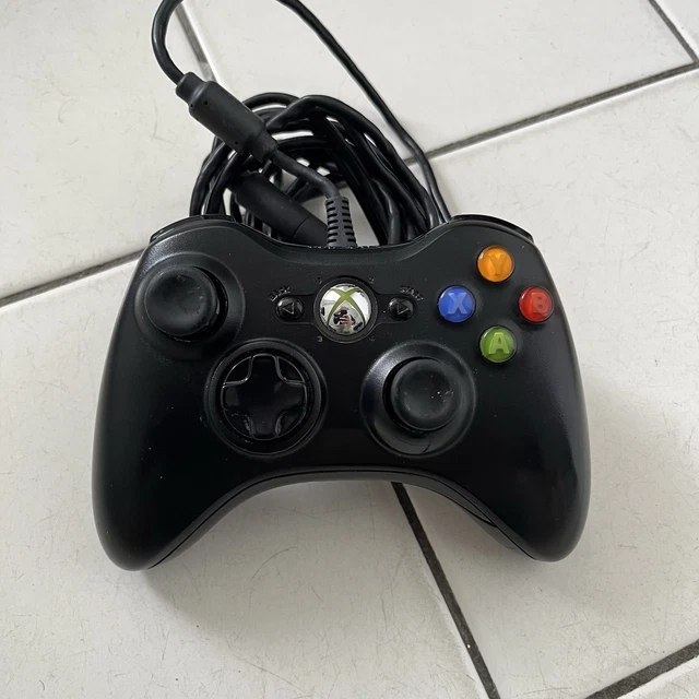 Manette Xbox 360 Officielle Noire – Fonctionne Parfaitement !