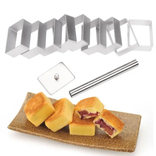 10 pz stampi tagliatrice in acciaio inox per biscotti e pane facili da usare