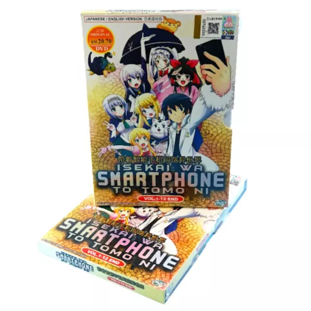 ANIME DVD~ENGLISH DUBBED~ISEKAI Wa Smartphone To Tomo Ni Season 1+2(1-24End)GIFT  $42.06 - PicClick AU