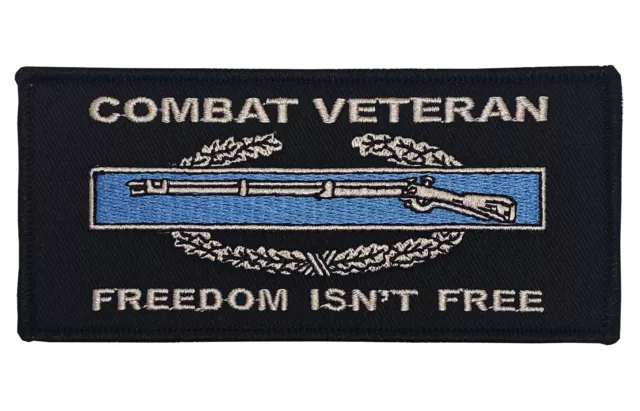 Combat Infantry - Freedom Is Not Free Patch - 5 X 2 1/4 in. Hook & Loop backing