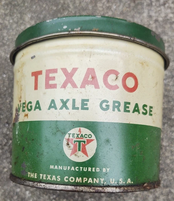 VINTAGE TEXACO AXLE Grease 1 Lb. THE TEXAS COMPANY, U.S.A. 39.99