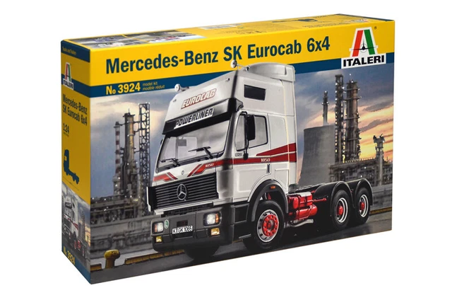 Maquette Mercedes Benz 2238 6x4 ITALERI à Assembler - Modèle Plastique Multicolore