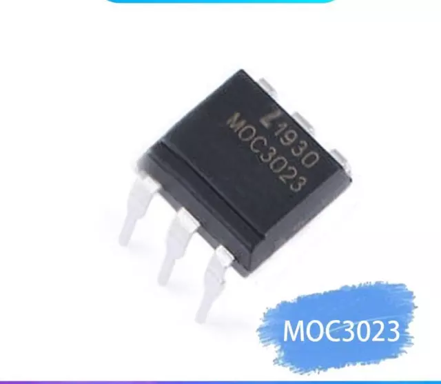 Drive Integrated Circuits PCB Optocoupler 6 Pin MOC3023 3023 DIP6 Package 10 Pcs