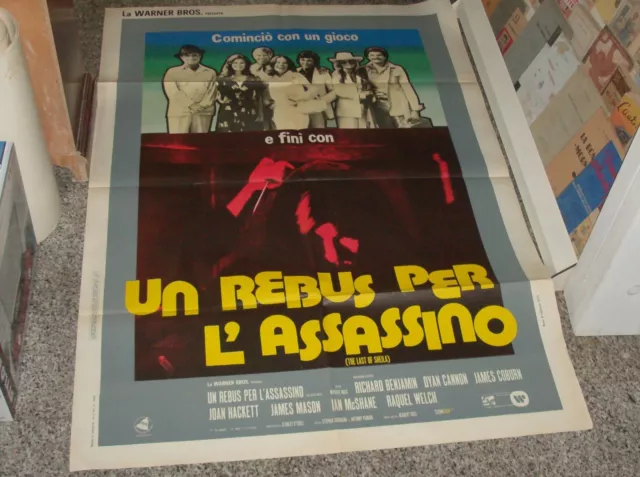 UN REBUS PER L'ASSASSINO manifesto 2F originale 1973