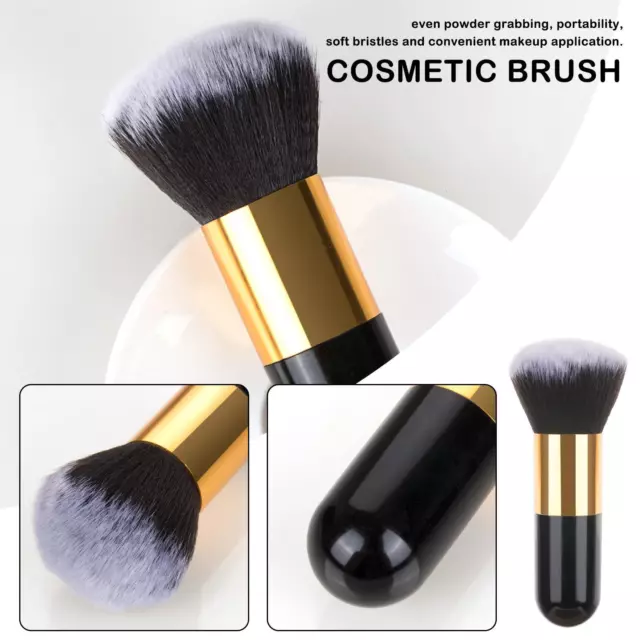 Foundation Brush Chubby Flat Creams Makeup Powder Blusher Concealer N4P2