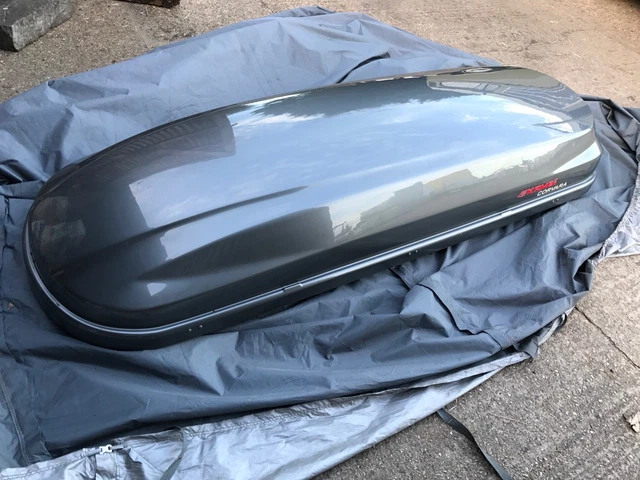 ROOF BOX KAMEI Corvara S 475 carbon grey roof PicClick UK