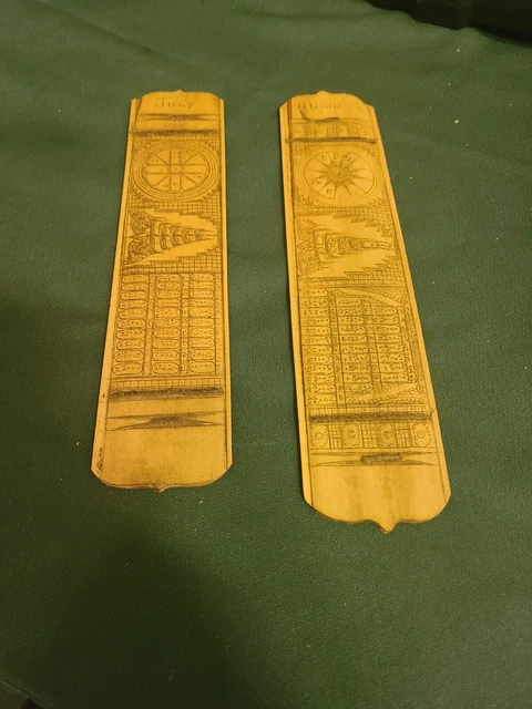 2 Burmese Manuscripts on Palm Leaf