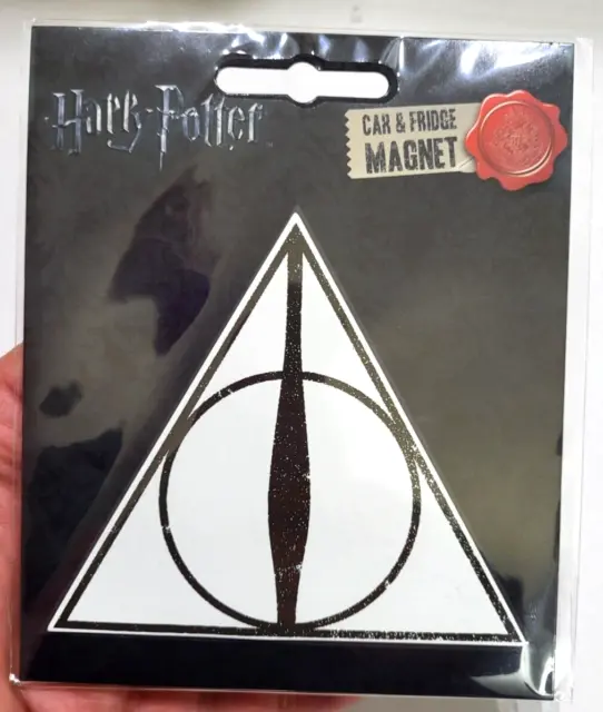 Harry Potter Deathly Hallows Large CAR MAGNET NEW  RARE
