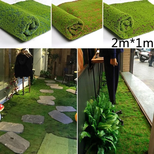 Moos 4er Set – Künstliches Moos 16x12cm – Realistische Moosplatten aus hochwertigem Kunststoff – Dekomoos für Wandgestaltung, Terrarium, DIY & Innenräume – Wartungsfrei main image 1