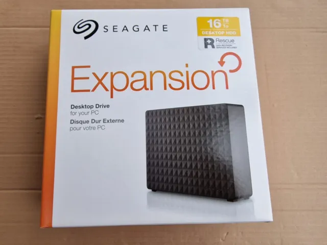 Seagate Expansion Desktop 16TB External Hard Drive USB3.0