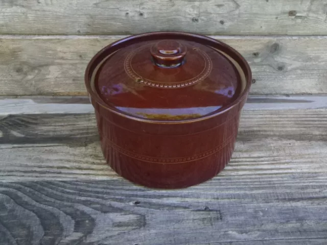 Vintage Pearsons of Chesterfield Pottery England 1.2L Oven Casserole Dish & Lid