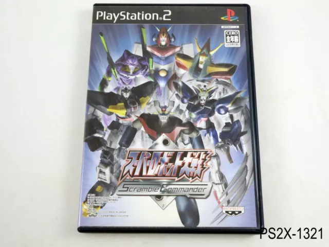 Super Robot Taisen Scramble Commander Playstation 2 Japan Import Wars US Seller