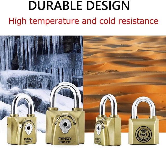 60MM HIGH SECURITY Heavy Duty Lock with Keys Gym Warehouse Waterproof ...