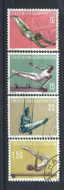 Liechtenstein N°315/18 obl (FU) 1957 - Sports divers