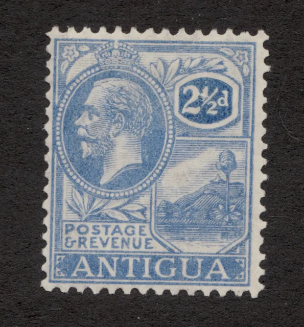 Sc49 - Sg71 -  Antigua - 2½d - 1921-27 - MH  F/VF - superfleas  cv$17