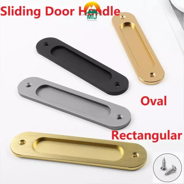 Cabinets Closet Drawers Aluminum Furniture Finger Pull Sliding Barn Door Handle