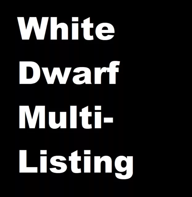 White Dwarf Magazine Multi-Listing Issue 148, 150, 152, 153 Games Workshop