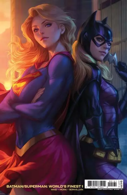 Batman Superman Worlds Finest #1 Artgerm Variant Nm Girl Doom Patrol Metallo Dc