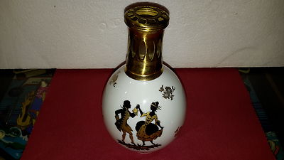 C Tharaud Limoges Lampe berger porcelaine feuilles de vigne années 50 