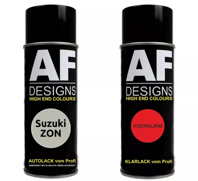 Spraydose für Suzuki ZON Keen Gold Metallic Basislack Klarlack