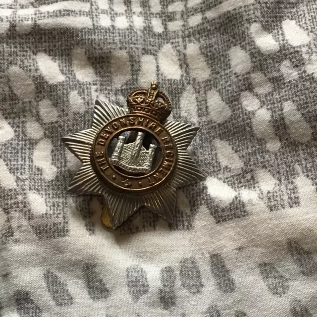 Original Devonshire Regiment (Devon) Cap Badge