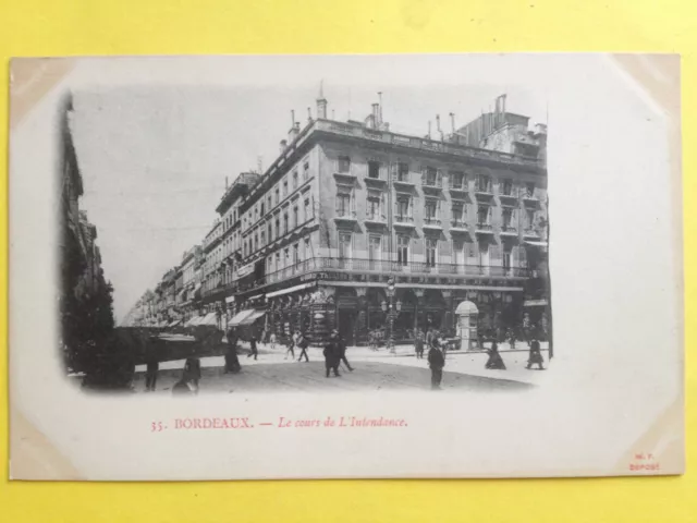 cpa 33 - BORDEAUX Gironde Le COURSE de l'STEWARDANCE Grand Théatre circa 1900