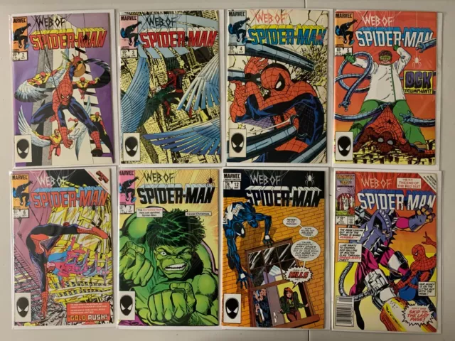 Web of Spider-Man comic lot from: #2-126 + ANN 46 diff (1985-95)