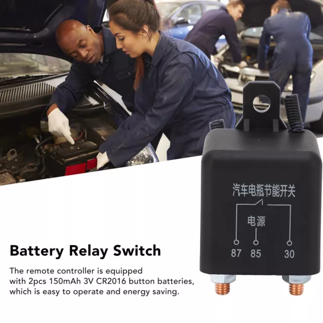 1 Car Battery Switch 12V 200A With Wireless Remote Control Power Off For Car CHP