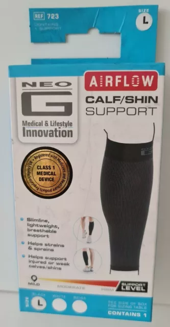 NEO G AIRFLOW Calf & Shin Support - Class 1 Medical Device: Free Delivery  £8.99 - PicClick UK