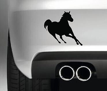Turning Horse Car Bumper Sticker Equestrian Pony Jdm Jeep 4X4