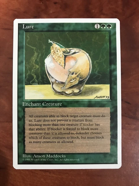 cards like lure mtg Lure 1st Edition Artist Proof  Anson Maddocks Art