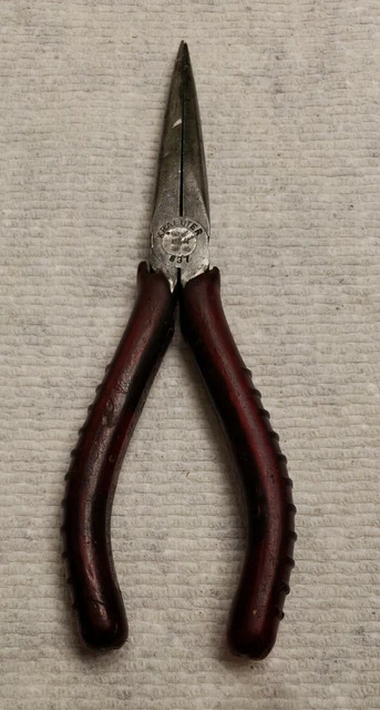 Kraeuter Tools 7-1/4" Long Needle Nose Pliers - Usa - 837-- Needle Pliers