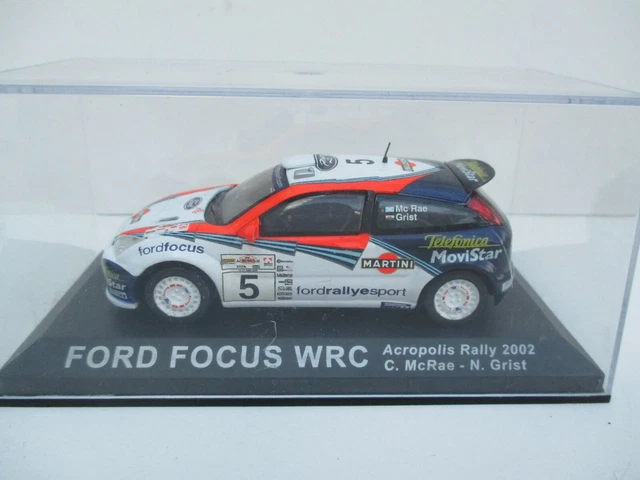 Photo WRC – Colin McRae & Nicky Grist – Ford Focus – Acropolis Rally 2002