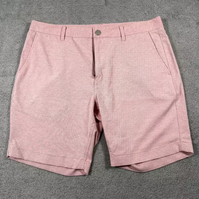 Bonobos Golf Men's Shorts Size 35 Pink 8" Inseam Casual Pockets