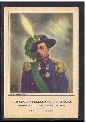 95120 ALESSANDRO FERRERO DELLA MARMORA CORPO BERSAGLIERI 1855 1955 