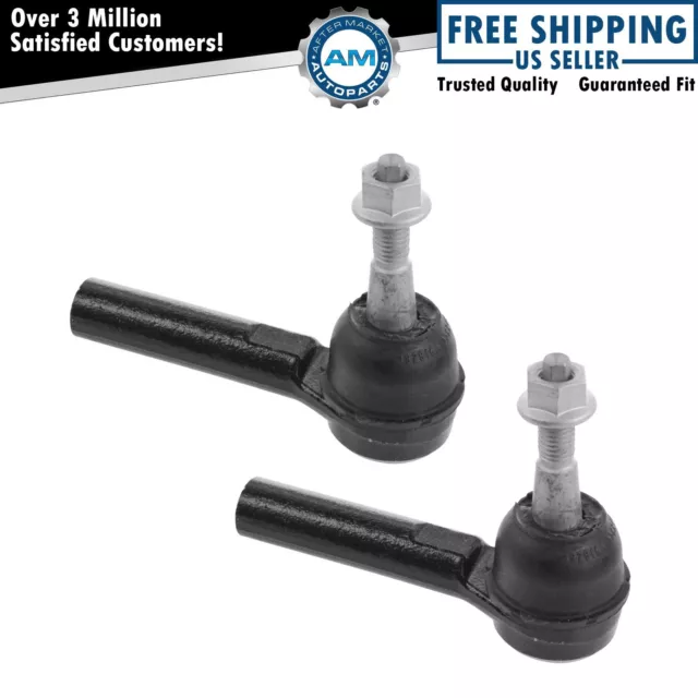 Outer Tie Rod End Driver Passenger Side LH RH Pair for Equinox Terrain SRX Vue