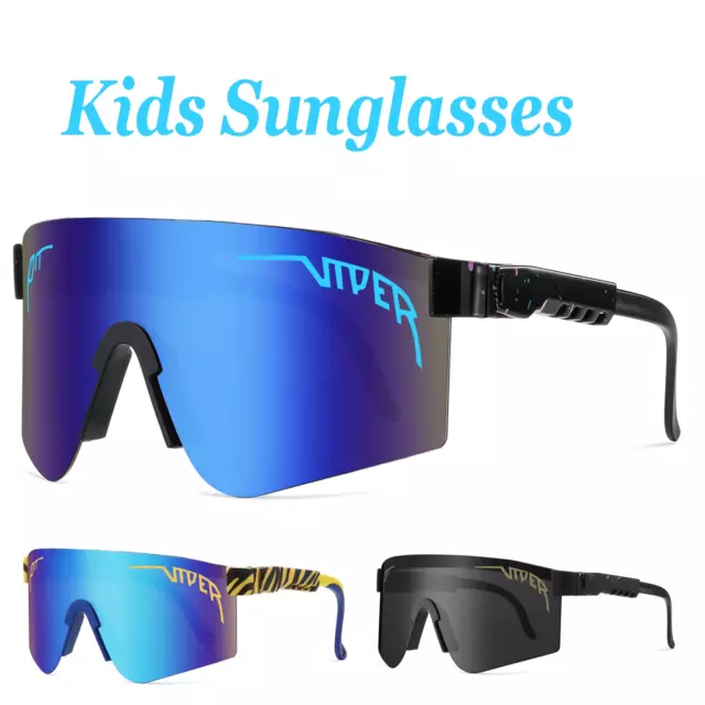 Kids UV400 Sunglasses for Boys Girls Outdoor Sport Fishing Eyewear Sun Glasses w 2