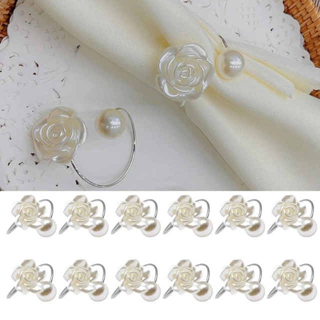 Anillos para servilletas soporte para servilletas flor alta calidad diámetro interior 4cm