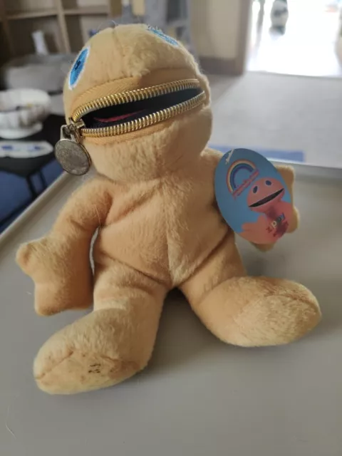 Rare Zippy Rainbow Soft Toy Zipped Mouth 80's