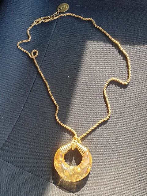 Collier Vintage Plaqué Or DOLCE VITA - Bijou Doré Années 70/80 En Très Bon état
