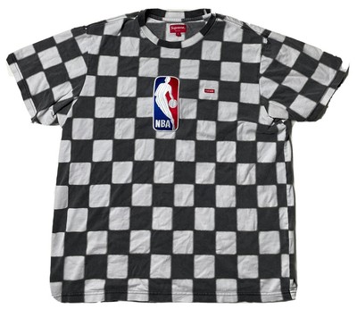 SUPREME MINI BOX Tee Summer 2020 L Checkerboard Custom Nba Patch ...