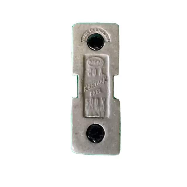 20 Amp Ceramic Fuse Re-wireable MEM Kantark