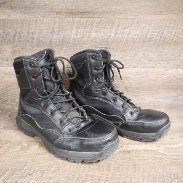 INTERCEPTOR ASTM F2413-18 Black Steel Toe Safety Boots Adult Men's Size ...