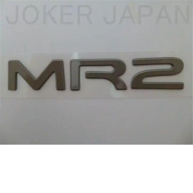 Toyota Genuine MR2 SW20 Gray Rear Emblem Badge Parts 75471-17110-B0 OEM JDM