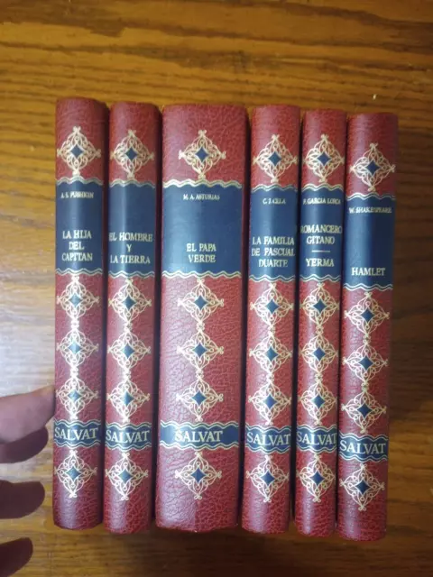 Salvat Spanish 6 Book Lot: Hamlet, La Hija Del Captain, El Papa Verde